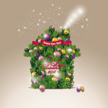 2015 christmas with new year banner vector background new year christmas banner background   