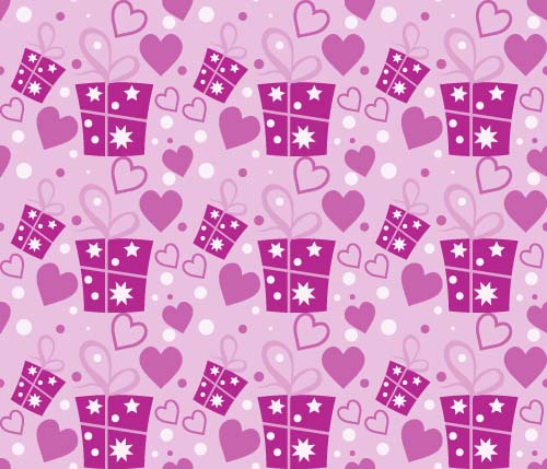 Love seamless pattern vector material 01 pattern love   
