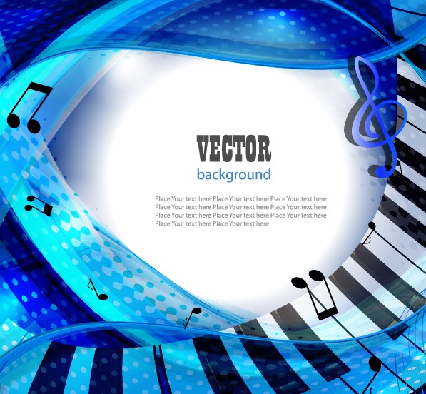 Set of Piano Backgrounds Vector graphics 03 piano   