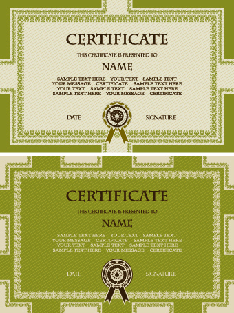 Luxury certificate template card vector 01 luxury certificate template certificate card vector   