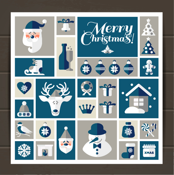 Christmas creative illustration vector set illustration creative christmas   