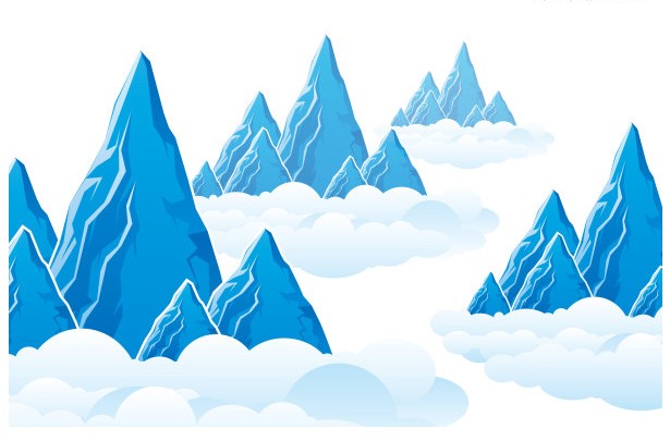 Mountain Cloud Landscape vector graphics vector graphics mountain landscape cloud   