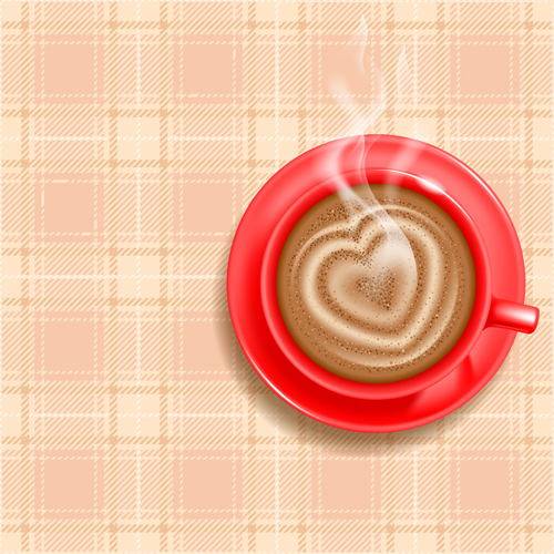Hot coffee Vector 03 hot coffee background   