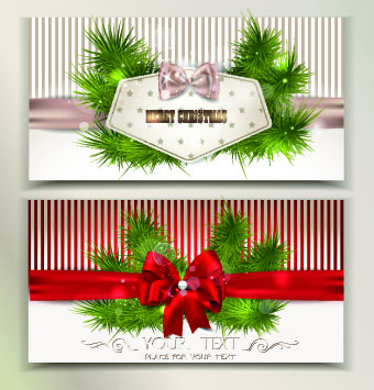 2014 christmas pine needles with bow cards 01 Pine needles needles needle christmas cards bow   