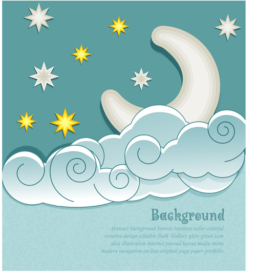 Cute Weather elements vector 01 weather elements element cute   