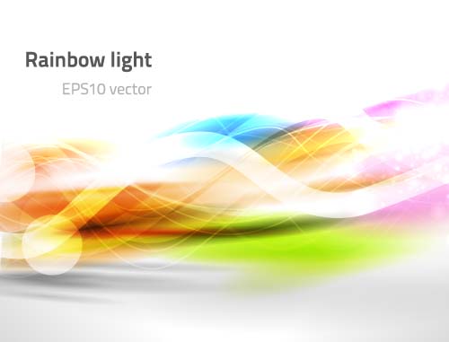 Rainbow light abstract vector background rainbow background abstract   