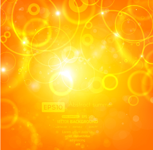 Sparkling Orange backgrounds vector graphics 05 sparkling orange   