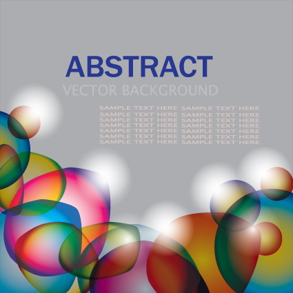 Set of colored Abstract vector backgrounds art 05 colored abstract   