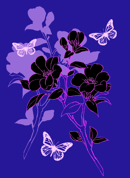 Hand drawn flowers vector backgrounds art 02 hand-draw hand drawn flowers   