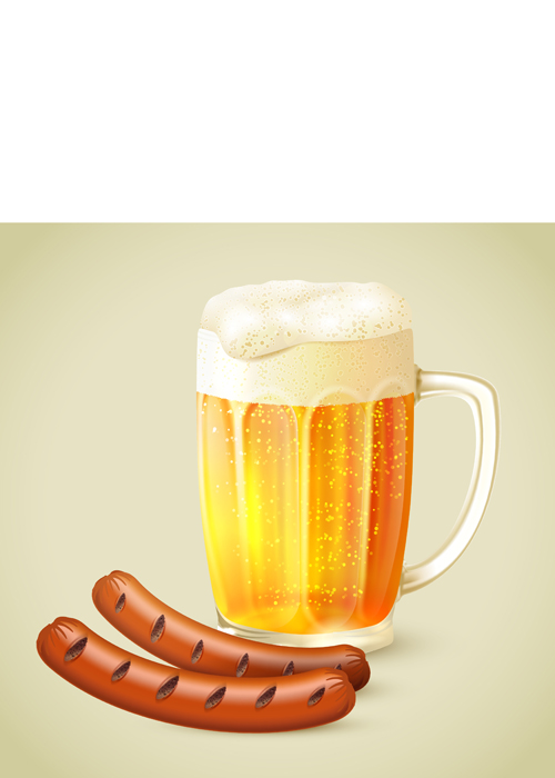 Creative oktoberfest beer poster vector 01 poster Oktoberfest creative beer   