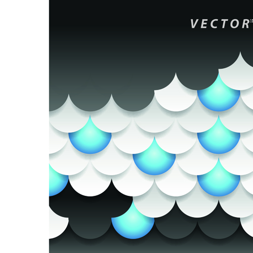 Abstract fish scale vector background 01 fish scale abstract   