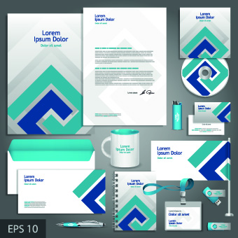 Vector Corporate identity template kit 02 template kit identity corporate   