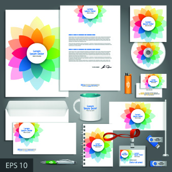 Vector Corporate identity template kit 01 template kit identity corporate   