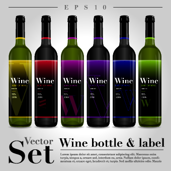 Different bottle design vector 01 different bottle   