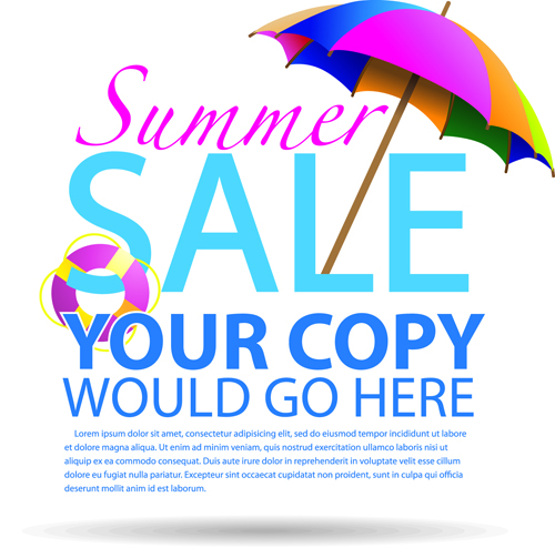 Vector summer sale design background graphics 01 summer sale design sale background   