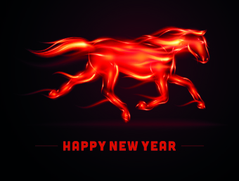 Fire horse 2014 design vector 04 horse file   