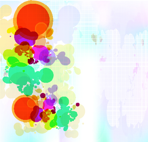 abstract Colorful spots vector background 01 spots colorful color abstract   