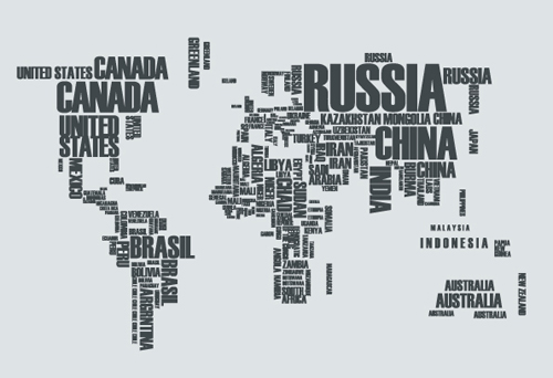 Alphabet with map vector map alphabet   