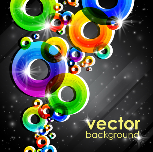Set of abstract colorful background vector 04 colorful abstract   