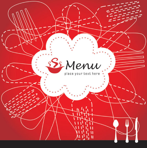 Restaurant menu cover background vector 01 restaurant menu cover   