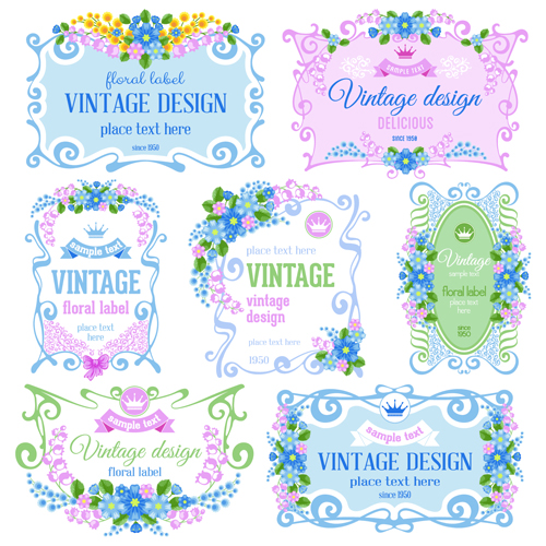 Elegant frame vintage design vector 02 vintage frame elegant   