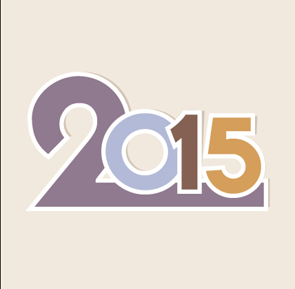 2015 new year theme vector material 01 theme new year material 2015   