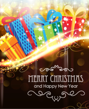Brown style 2015 christmas and new year background 01 new year christmas brown 2015   