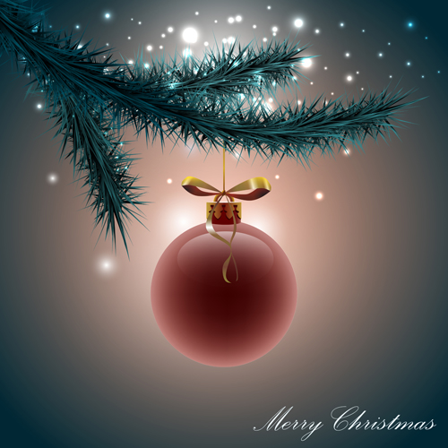 Purple christmas ball with background vector 01 purple christmas background   