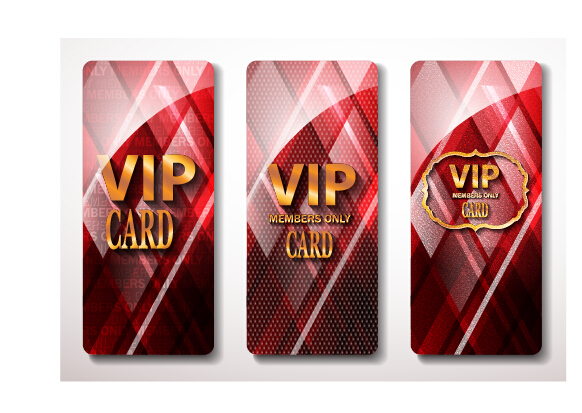 Glass textured VIP cards vector vip card vip textured class cards   