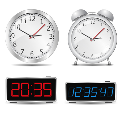 Different Clock design vector 01 different clock   