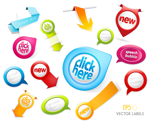 Different sale label stickers vector 05 stickers sticker label different   