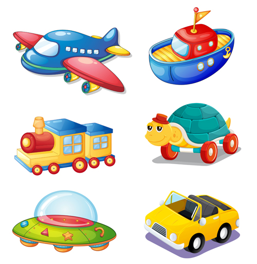 Shiny children Toys vector illustration vector 02 toys shiny illustration children   