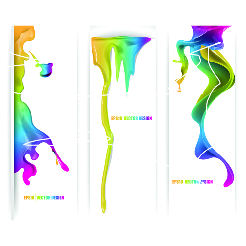 Abstract Dabs of paint backgrounds art vector 04 paint Dabs abstract   