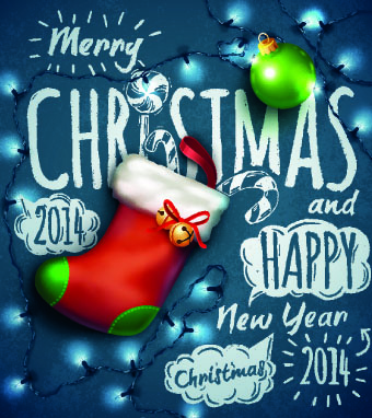 Handwriting 2014 Merry Christmas backgrounds vector 02 merry christmas Handwriting christmas backgrounds background 2014   