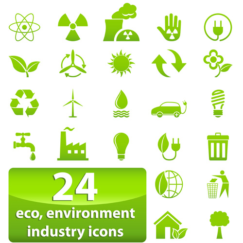 Eco with Bio elements of Stickers and icon vector 04 stickers sticker icon elements element eco bio   