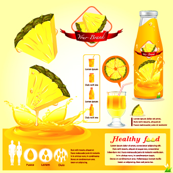 Healthy food flyer template vector 07 template vector template Healthy health flyer   