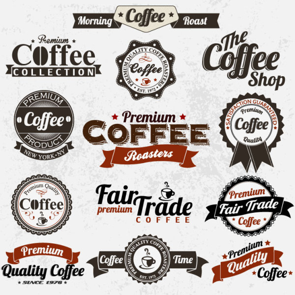 Classic coffee elements free vector 01 elements coffee classic coffee class   