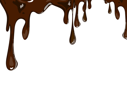 Vector Chocolate drops background 02 Drops chocolate   