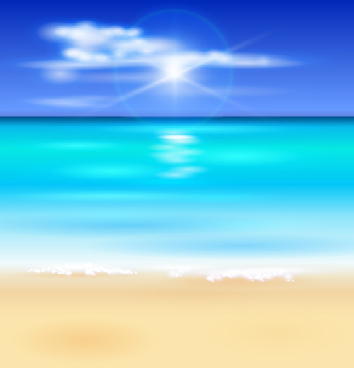 Sunny beach design vector background 09 Sunny beach sunny beach   