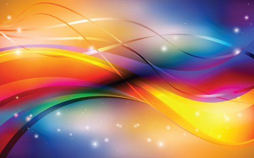 Abstract Backgrounds with Shiny Waves vector 02 waves wave shiny abstract background abstract   