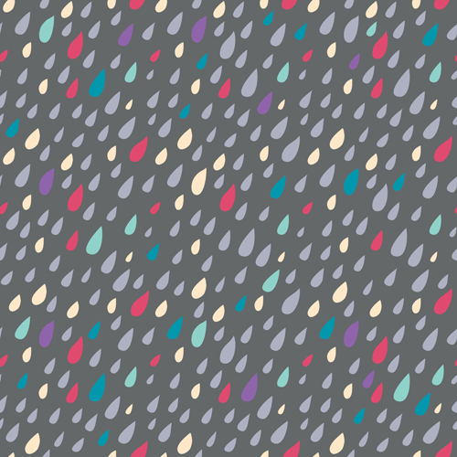 Colored drops seamless pattern vector set 05 seamless pattern vector Drops colored   