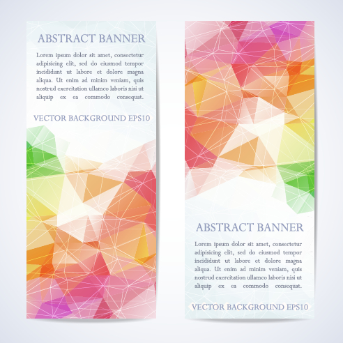 Abstract geometric shapes vertical banners vector 01 vertical banner Geometric Shapes Geometric Shape geometric banners banner   