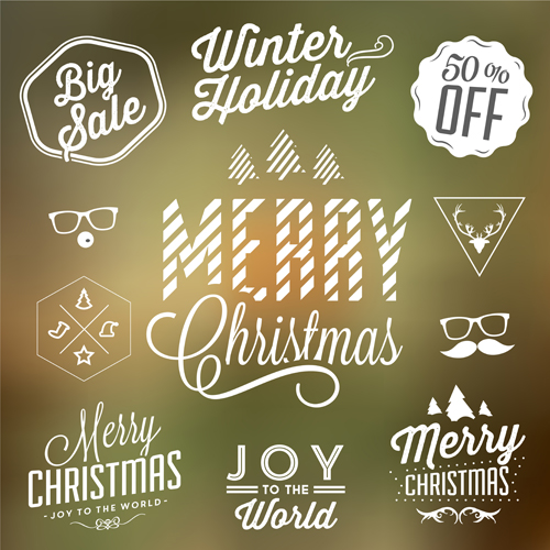 Christmas sale labels elements vector 01 sale labels label elements element christmas   