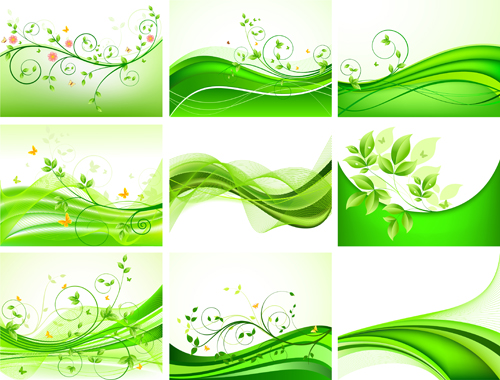 Abstract green leaves background design vector leaves background green leaves green background design background abstract   