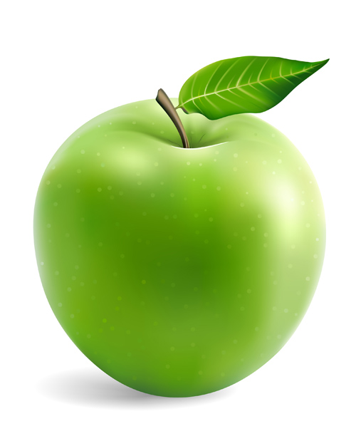 Green apple vector material material green apple   