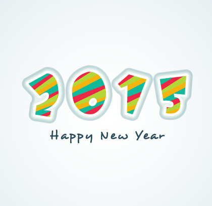 2015 new year theme vector material 02 theme new year material 2015   