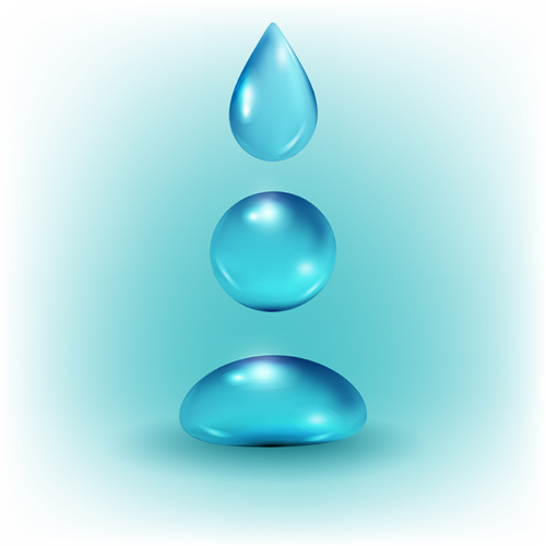 Shiny water drop vector background water drop water Vector Background shiny   