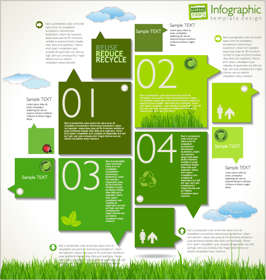 Modern ecology infographics green template vector 25 template modern infographics infographic ecology   