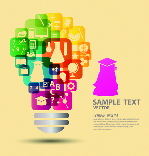 Creative education idea infographics vector 05 infographics infographic Idea education creative   