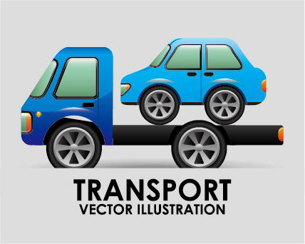 Collection of transportation vehicle vector material 14 vehicle transportation collection   